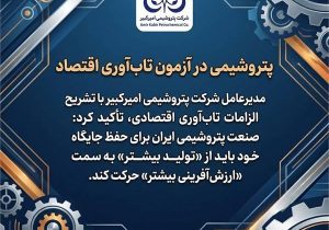 پتروشیمی در آزمون تاب‌آوری اقتصاد
